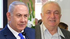 אריה גולן ובנימין נתניהו, צילום: נפתלי קסל ולעמ